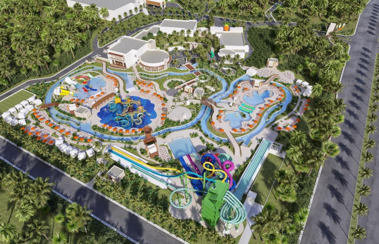Nickelodeon Hotels & Resorts Riviera Maya Puerto Morelos Exterior photo Aerial view of the park