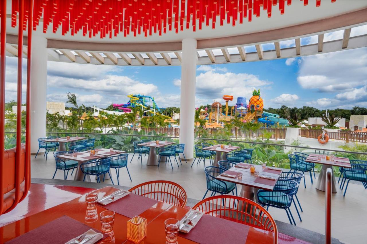 Nickelodeon Hotels & Resorts Riviera Maya Puerto Morelos Exterior photo The view from the restaurant